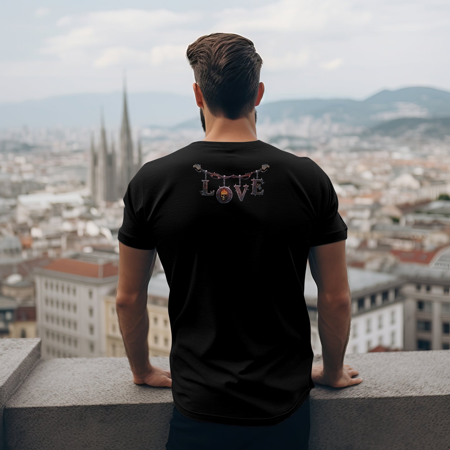 Strings Attached - Guitar Lover's Rock & Roll Tee