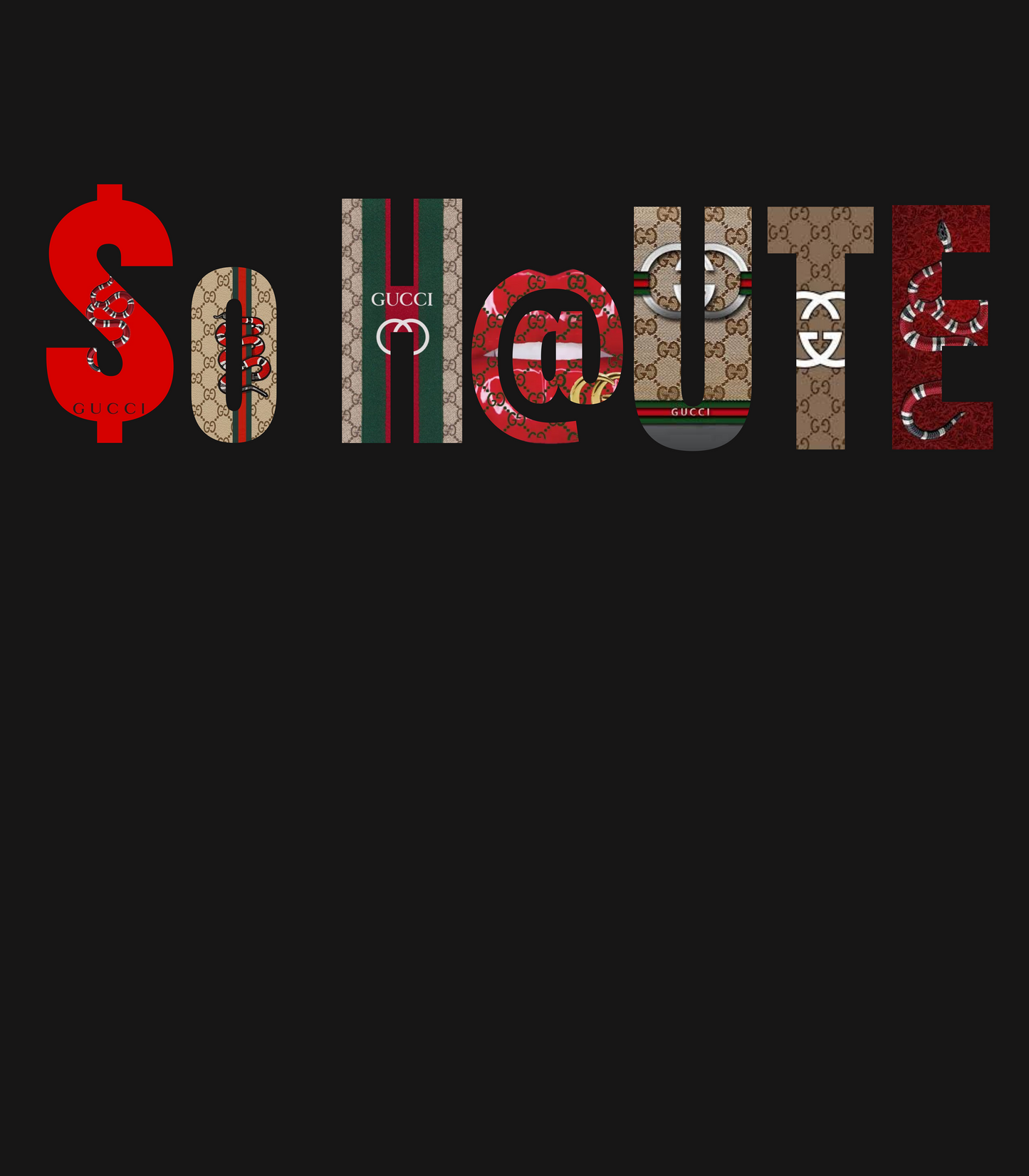 So Haute Luxury Fashion Inspired Tee