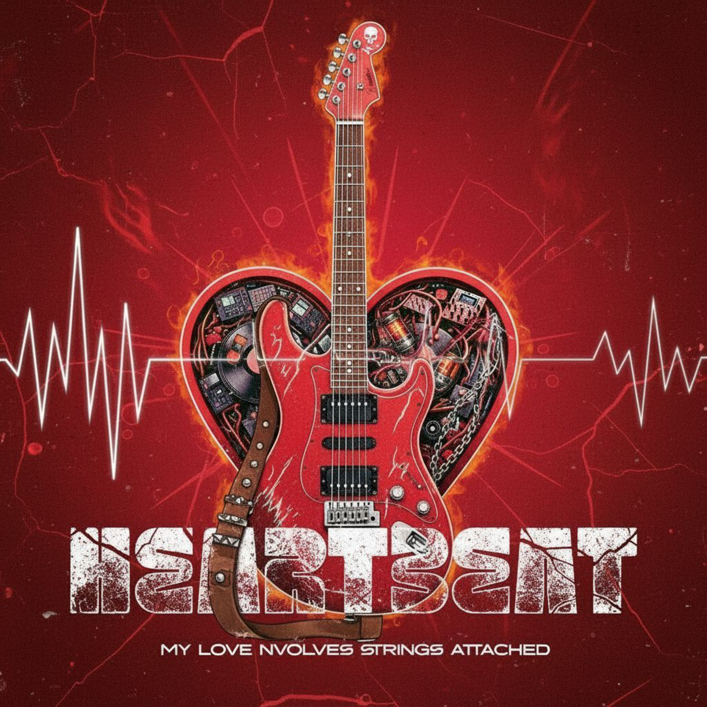 Strings Attached - Guitar Lover's Rock & Roll Tee