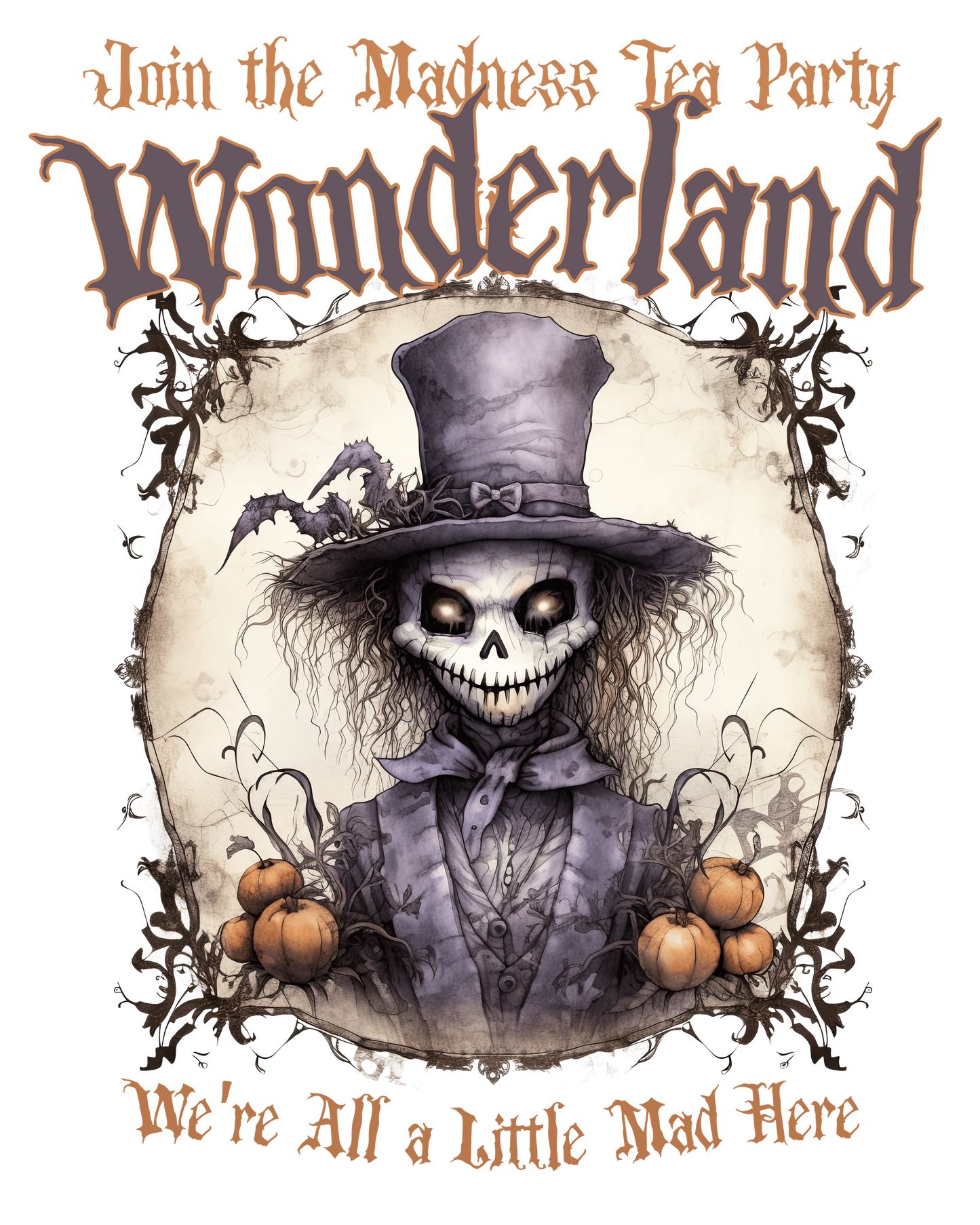 Halloween Madness Tea Party T-Shirt