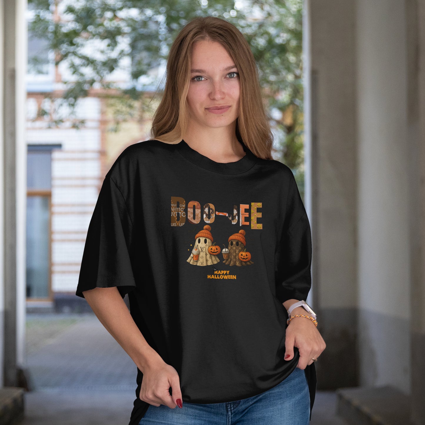 Boo-jee x Louis Vuitton Halloween Luxury Tee
