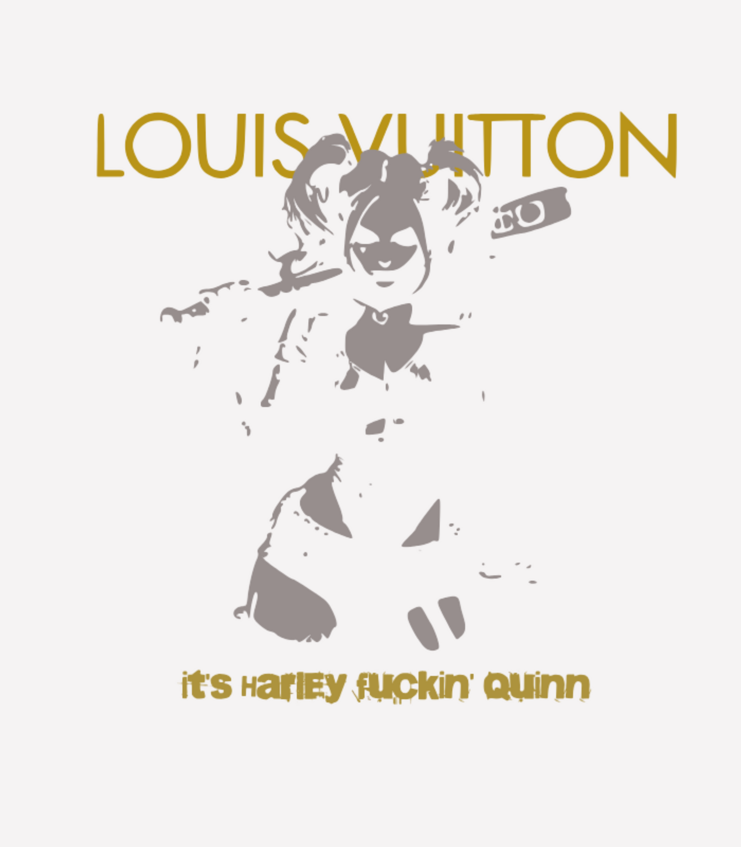 inspired LV Harley Quinn Tee