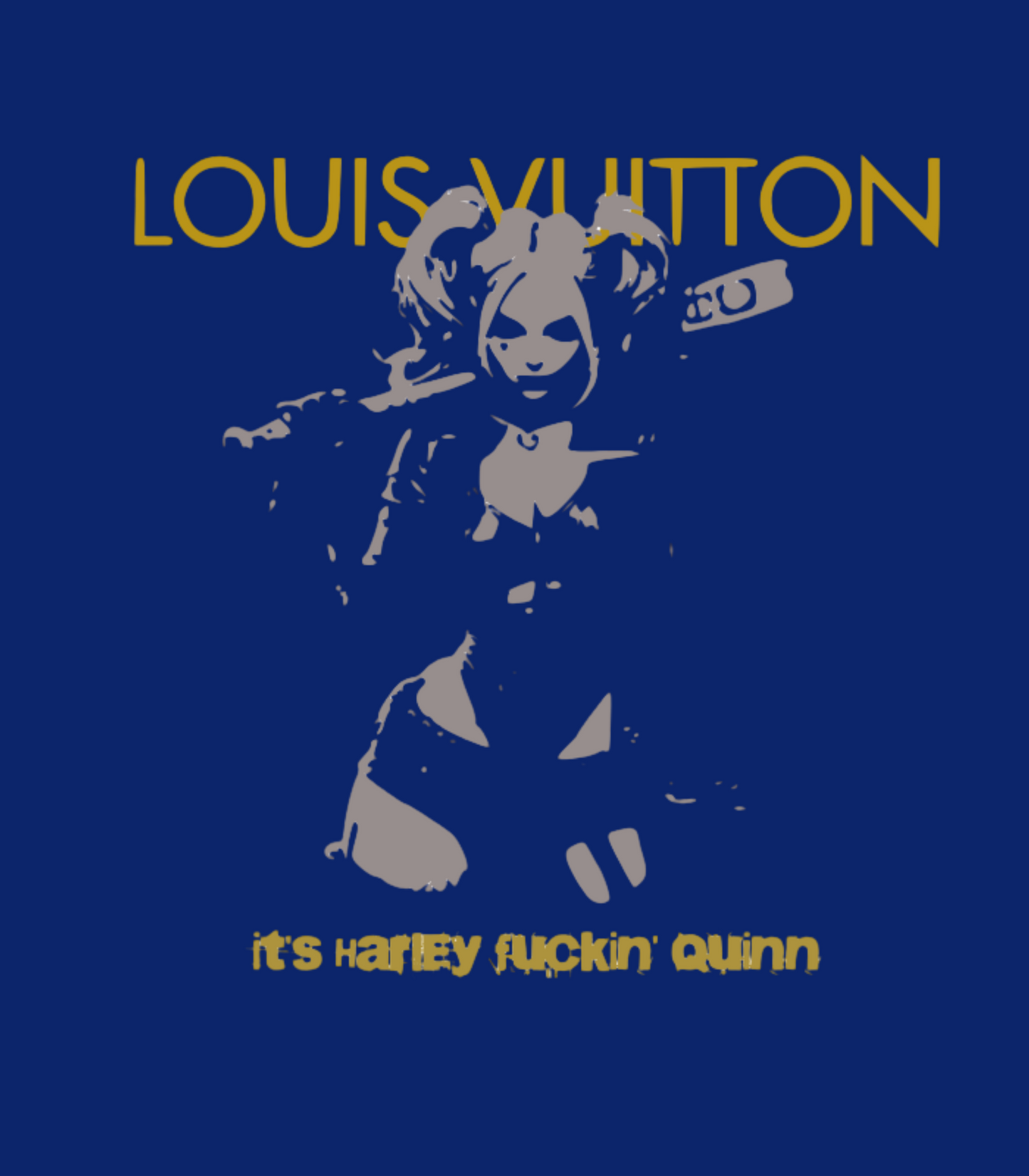 inspired LV Harley Quinn Tee